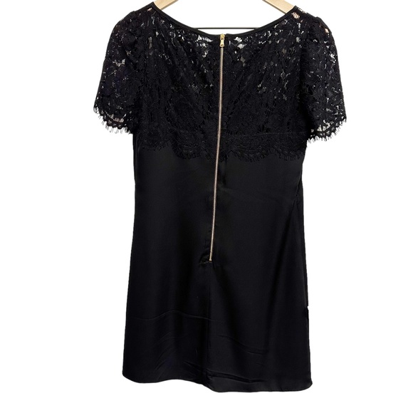 Milly Silk Mini Dress, Black, Size 4 - Picture 5 of 8